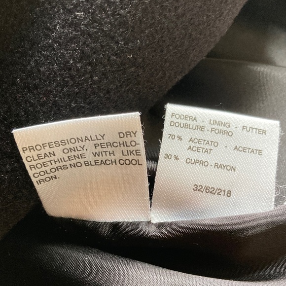 MaxMara long black wool overcoat - Picture 4 of 10